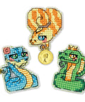 Snakelets. Cross Stitch kit by RIOLIS Ref. no.: 2219AC - Hobby.lt ??