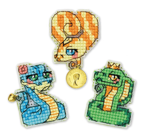 Snakelets. Cross Stitch kit by RIOLIS Ref. no.: 2219AC