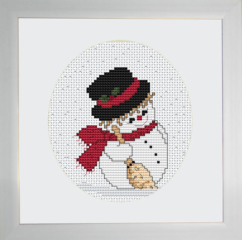 Snow Man SB1071 - Cross Stitch Kit by Luca-s