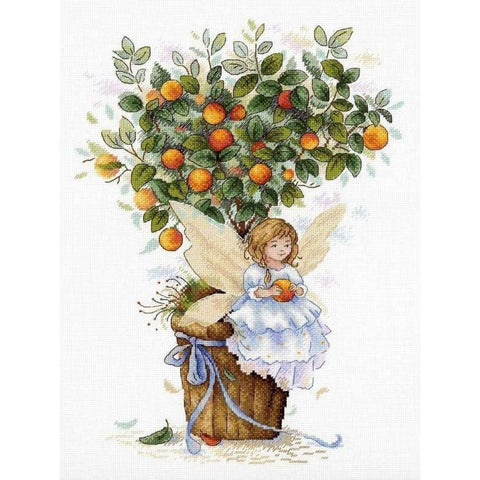 Cross Stitch Kit Orange Fairy SNV-652