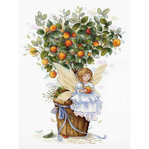 Cross Stitch Kit Orange Fairy SNV-652