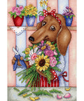Cross Stitch Kit Florist SNV-677