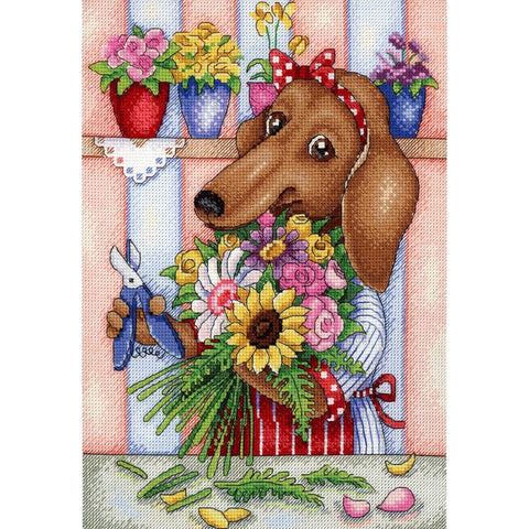 Cross Stitch Kit Florist SNV-677