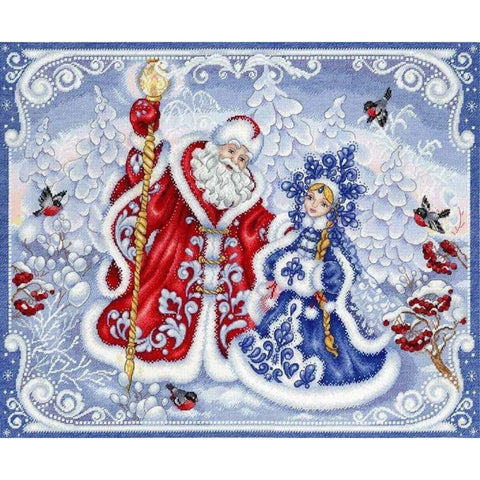 Cross Stitch Kit Winter Fairytale SNV-681