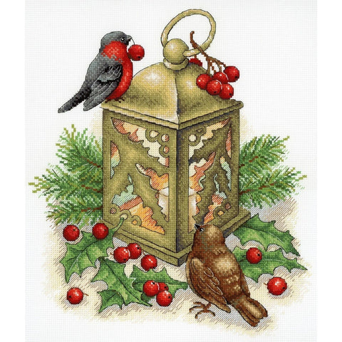 Cross Stitch Kit Winter Warmth SNV-685
