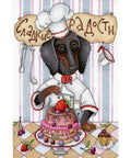 Cross Stitch Kit Pastry Chef SNV-687
