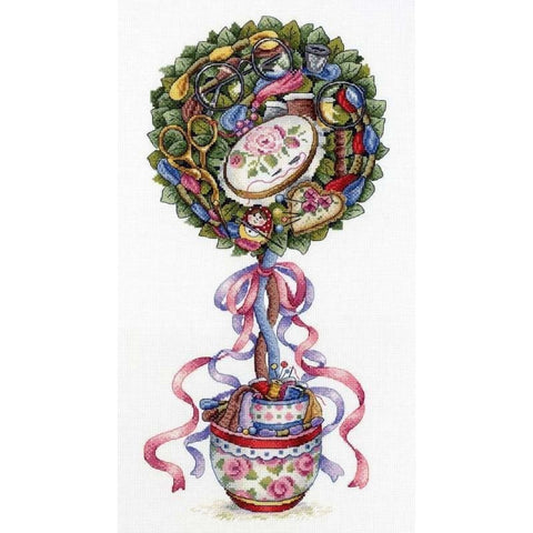 Cross Stitch Kit Joy Topiary SNV-691