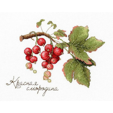 Cross Stitch Kit Gifts of Nature. Red Currant SNV-695