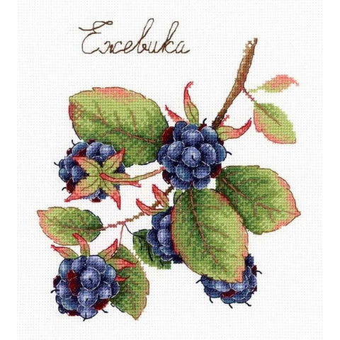 Cross Stitch Kit Gifts of Nature. Blackberry SNV-696