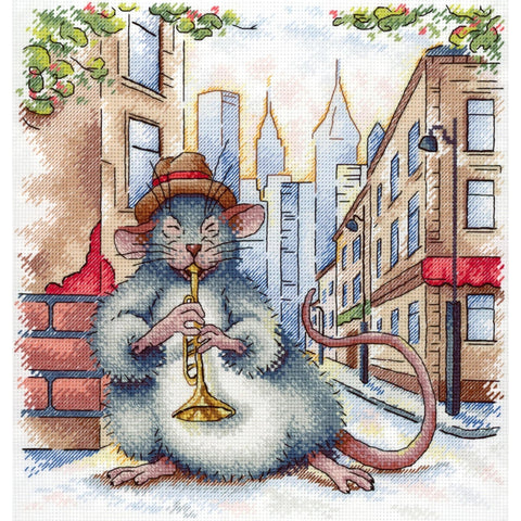 Cross Stitch Kit Street Jazz SNV-698