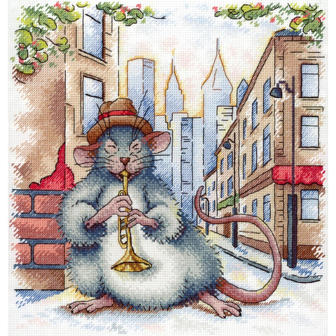 Cross Stitch Kit Street Jazz SNV-698