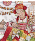 Autumn Beauty SNV-549 Cross Stitch Kit by MP Studio - Hobby.lt