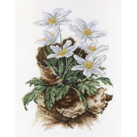 First Flowers SNV-567 Cross Stitch Kit by MP Studio - Hobby.lt