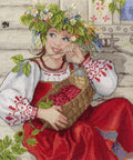 Summer Beauty SNV-600 Cross Stitch Kit by MP Studio - Hobby.lt