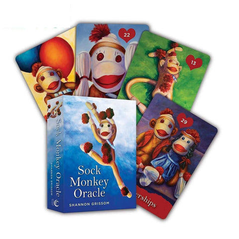 Sock Monkey Oracle cards Beyond Words