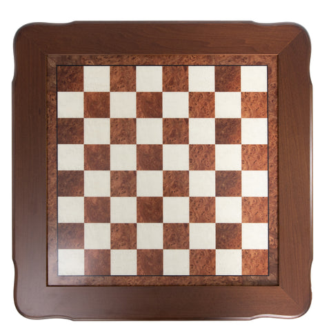 Solid Brass Chess Set with Beautiful Beech Wood Chess Table