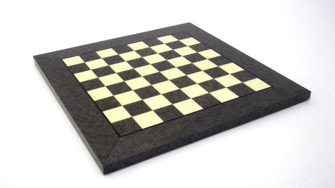 Solid Brass Chess Set with Luxurious Briar Wood game Board