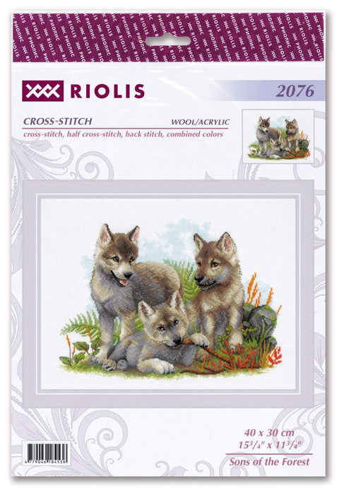 Sons of the Forest. Cross Stitch kit by RIOLIS Ref. no.: 2076