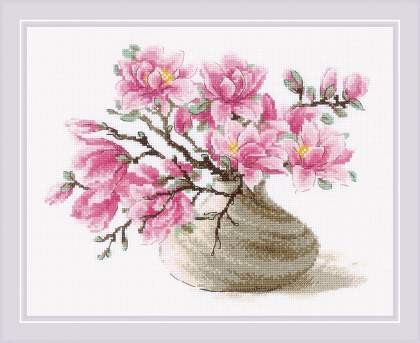 Southern Magnolia. Cross Stitch kit by RIOLIS Ref. no.: 2018