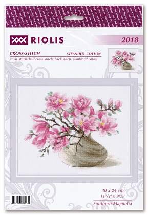 Southern Magnolia. Cross Stitch kit by RIOLIS Ref. no.: 2018