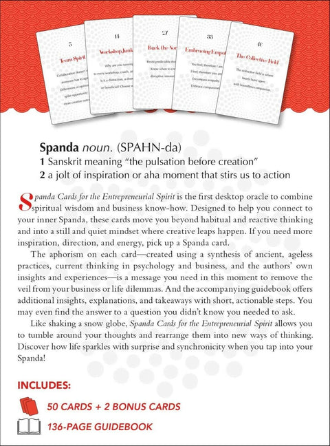 Spanda Cards For The Entrepreneurial Spirit Beyond Words