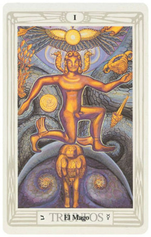 Spanish Cowley Thoth Tarot cards AGM