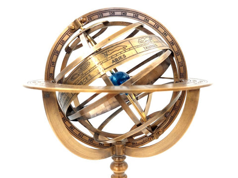 Spherical brass astrolabe GLB-0020