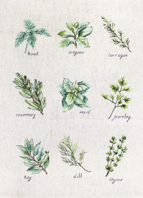 Spices and Herbs SB2346 - Cross Stitch Kit