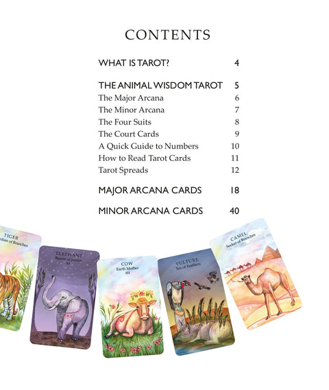 Spirit Animal Tarot Cards Cico Books