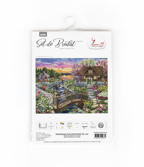 Spring Blooms on the Lake SB2379 - Cross Stitch Kit