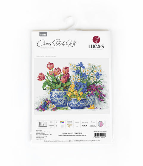 Spring flowers SB2386 - Cross Stitch Kit