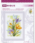 Spring Glow. Crocuses. Cross Stitch kit by RIOLIS Ref. no.: 2190 - Hobby.lt ??