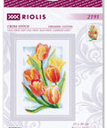 Spring Glow. Tulips. Cross Stitch kit by RIOLIS Ref. no.: 2191 - Hobby.lt ??