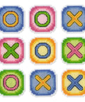 Cross Stitch Kit Tic-tac-toe. Magnets SR-277