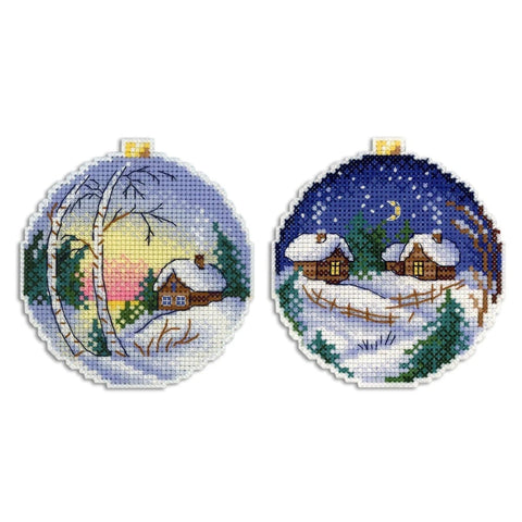 Cross Stitch Kit Winter Landscape SR-331