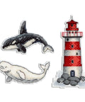 Cross Stitch Kit Sea Story - Magnets SR-333