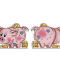 Cross Stitch Kit Happy Piggy Bank SR-334