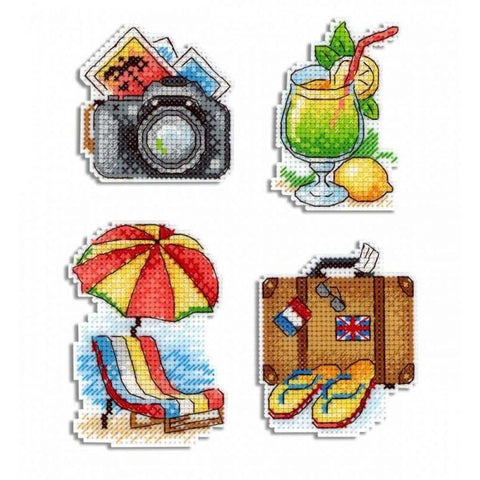 Cross Stitch Kit Sunny Vacation SR-413