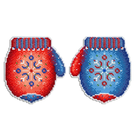 Cross Stitch Kit Frosty Mitten SR-457
