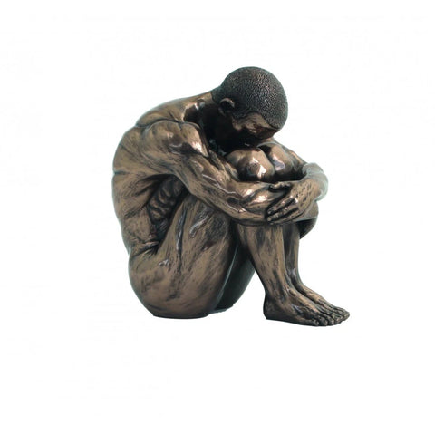 Seated Man Sculpture