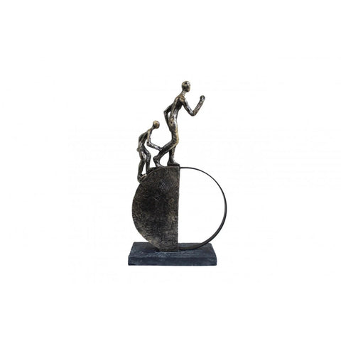 Father and Son Statue