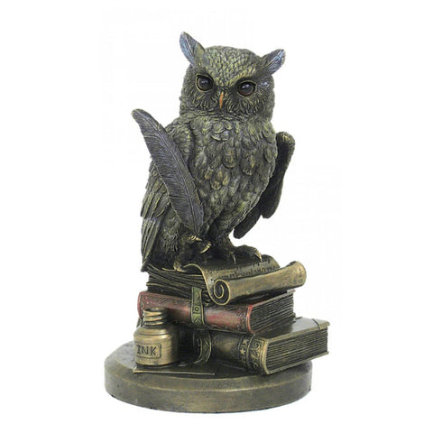 Bronze Owl Statue