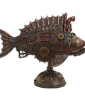 Bronze Resin Anglerfish Statue with LED Light