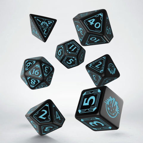 Starfinder Dice Set black and blue