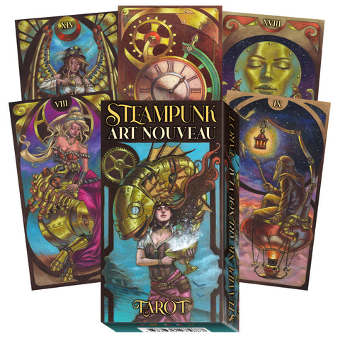 Steampunk Art Nouveau Tarot Cards Lo Scarabeo