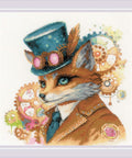 Steampunk Fox. Cross Stitch kit by RIOLIS Ref. no.: 2209 - Hobby.lt ??