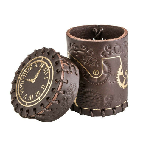 Steampunk Leather Dice Cup