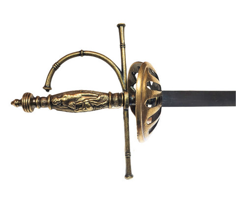 Steel Knight Sword with Brass Ornaments - Replica 96 cm - SP-C