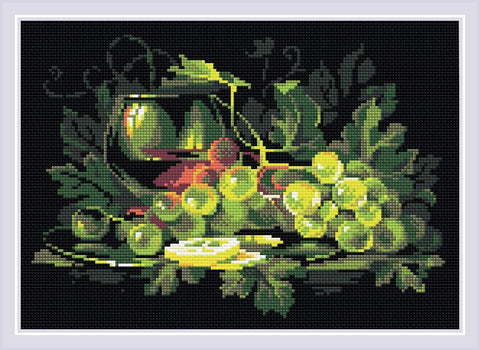 Still Life with Lemon diamond mosaic kit by RIOLIS Ref. no.: AM0026