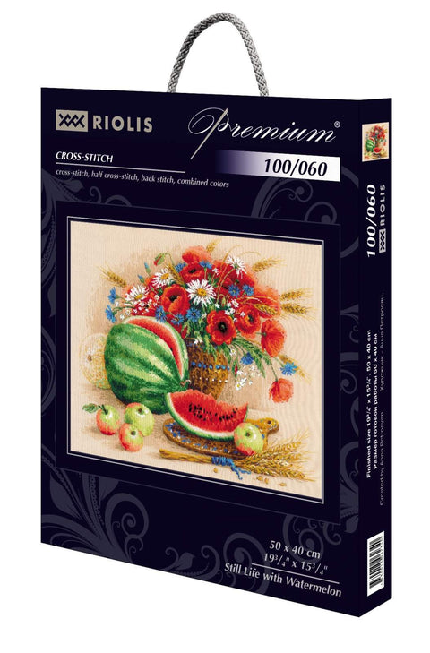 Still life with Watermelon cross stitch kit by RIOLIS Ref. no.: 100/060